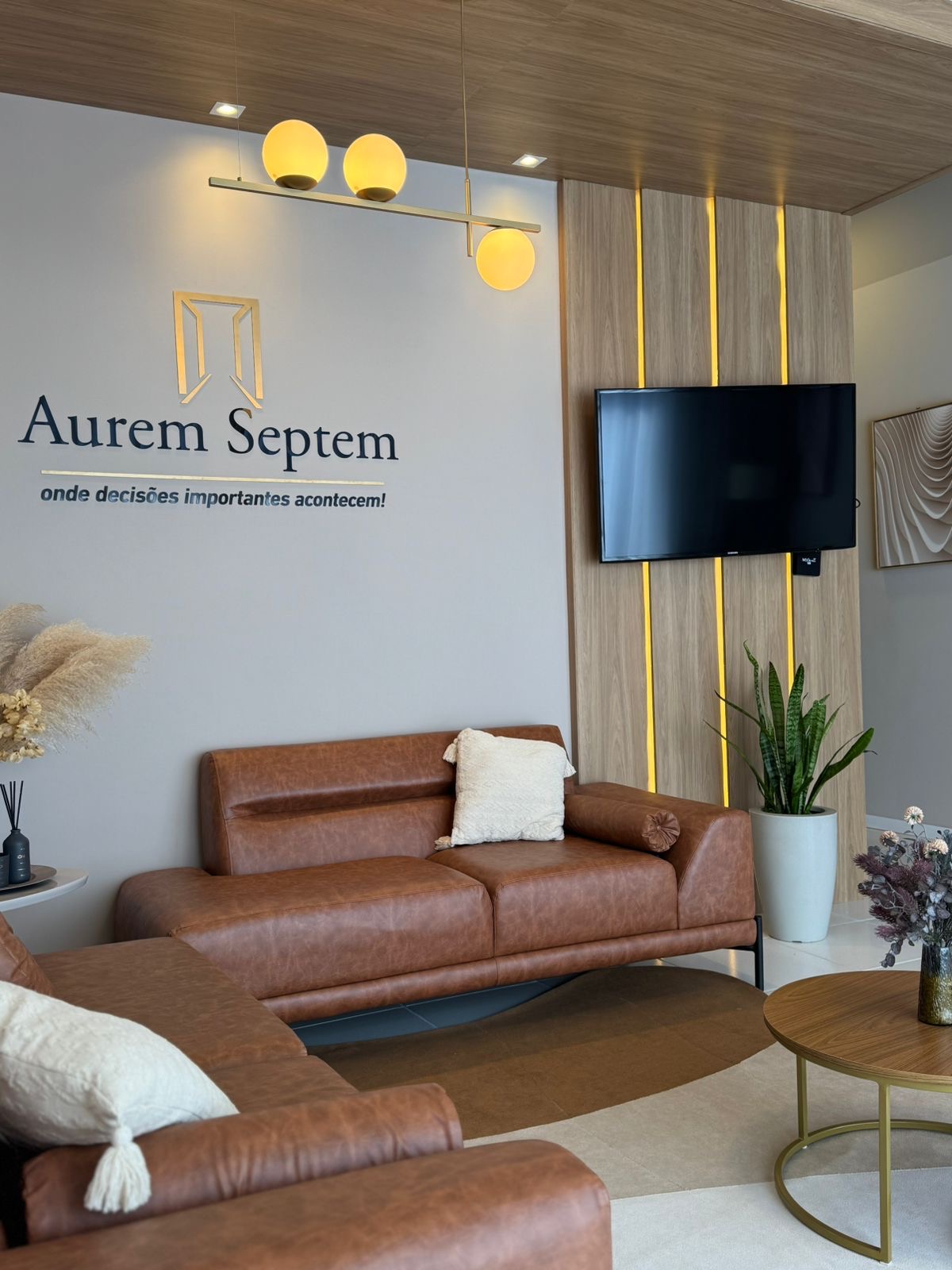 Lounge de convivência do Aurem Septem